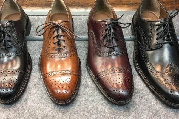 Leon Tailoring's vast selection of shoes.